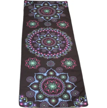 Protiskluzový ručník na jógu Mandala Dark