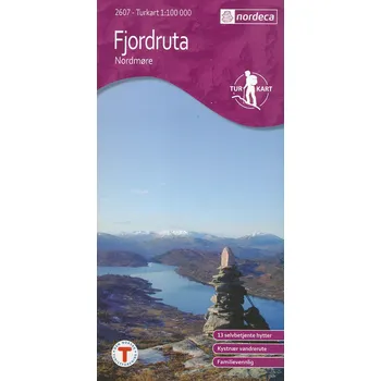 Nordeca vydavatelství mapa Fjordruta, Nordmore 1:100 t.
