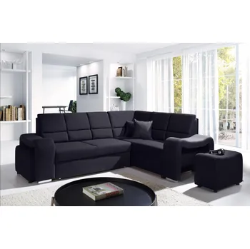 Obývací stěna FALCO Sedací souprava Wiki P černá