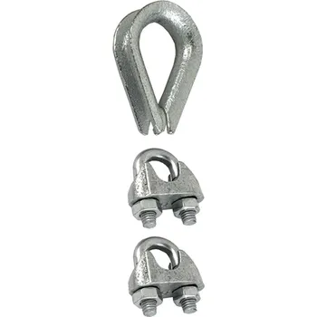 CONNEX Svorka pro ocelové lano, pr. 3 mm