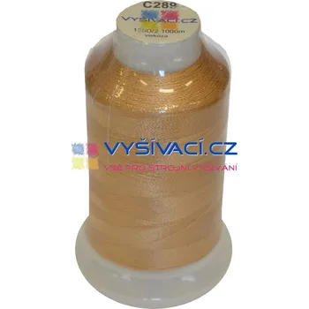 Nit vyšívací nit hnědá C289 návin 1000m viskóza nitě - počet kusů: 1 kón návin 1000m 36,30 Kč s DPH za kón při nákupu balení 10 kusů
