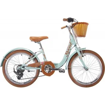 Dětské kolo Kenzel Dětské jízdní kolo Bella 20 Royal 6spd 2025 tyrkysovo-hnědé