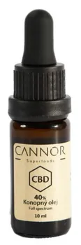Přírodní produkt Cannor Konopný olej 40 % 10 ml