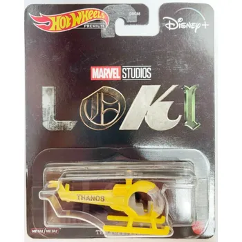 auto na autodráhu Toys Hot Wheels Premium Marvel Loki Thanoscopter