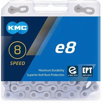 Řetěz na kolo KMC EPT E8 8s stříbrný