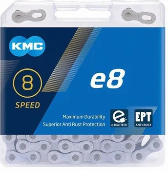 Řetěz na kolo KMC EPT E8 8s stříbrný