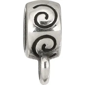 Přívěsek Šperky4U Navlékací ocelový přívěšek korálek s očkem - K0108