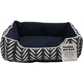 Pelíšek pro psa NATUR Pelíšek hranatý modrý - 57 cm x 44 cm (NATUR Pelíšek hranatý modrý - 57 cm x 44 cm)