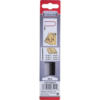 Pilový plátek CONNEX List pilový na dřevo ZARSA, 24 ks, 130 mm,mix