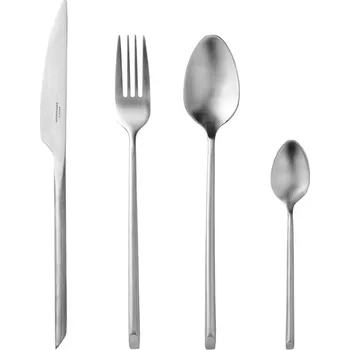 Příbor Broste, Sada příborů SLETTEN SET/16ks | stříbrná
