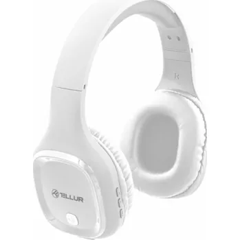 Sluchátka Tellur Bluetooth Over-Ear Headphones Pulse bílá