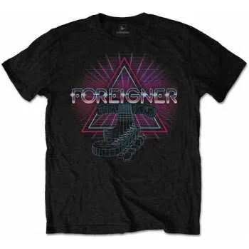 Pánské tričko Merch Foreigner: Tričko Neon Guitar XXL