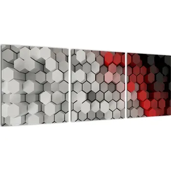 Obraz LuxusniObrazy.cz Obraz - 3D hexagony