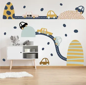 Samolepící dekorace LuxusniObrazy.cz Samolepky na zeď – Auta (L080074)