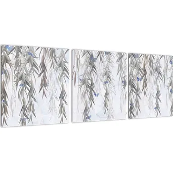 Obraz LuxusniObrazy.cz Obraz - Vrbové větvičky s motýly