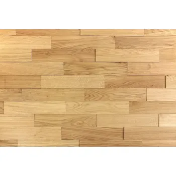 Obklad Wodewa VZOREK - DUB PŘÍRODNÍ 400 (400 x 80 mm) - Broušený (olejovaný) - rozměr vzorku: 2 ks 200 x 80 mm