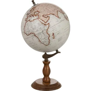 Glóbus Dekorace glóbus na dřevěném podstavci Wond - Ø32*54cm