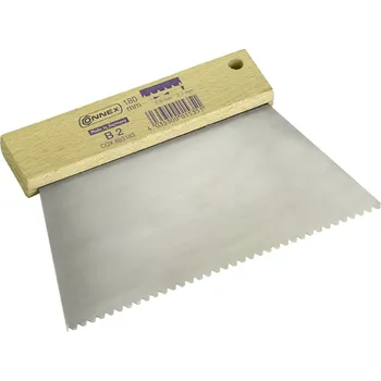 Malířská špachtle CONNEX Stěrka ozubená 180mm, B3 3,6x3,4mm