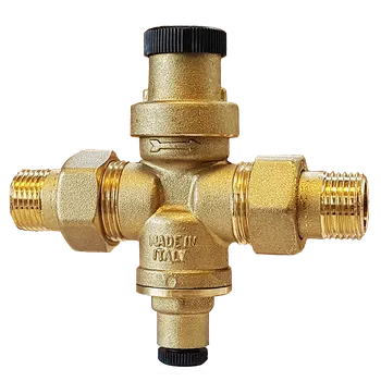 Ventil MALGORANI - Itálie | Redukční ventil pístový se šroubením vnější závit, ECO - regulátor tlaku (redukčák na vodu) - 1/2" 106