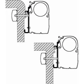 Markýza Adaptér Rapido Série 7-8 350 cm