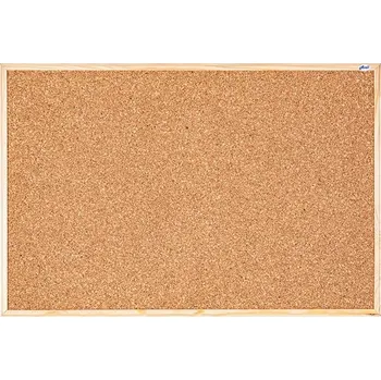 Aveli Basic korková s dřevěným rámem 90 x 60 cm