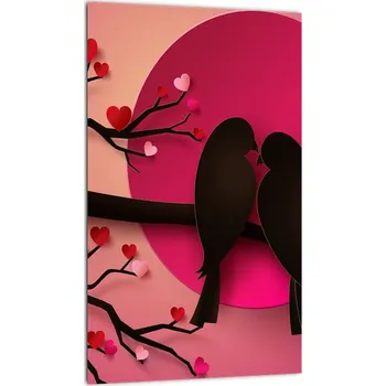 Obraz LuxusniObrazy.cz Obraz - Zamilovaní ptáčci