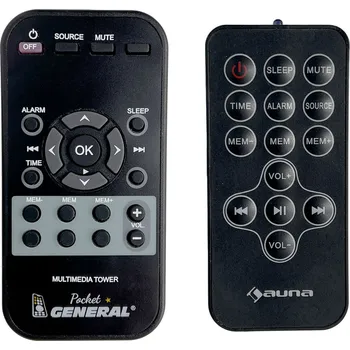 Dálkový ovladač AUNA Karaoke Tower - dálkový ovladač duplikát