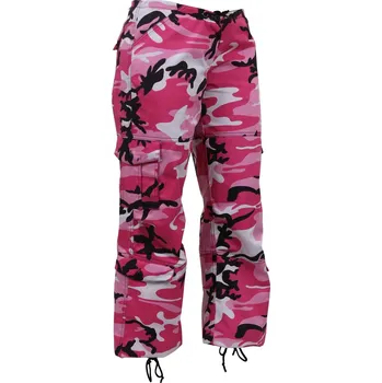 ROTHCO kalhoty dámské PARATROOPER PINK CAMO vel.XXS