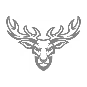 Samolepící dekorace SAMOLEPKA Jelen 006 (17 - šedá) NA AUTO, NÁLEPKA, FÓLIE, POLEP, TUNING, VLASTNÍ TEXT, TISK, AUTOSAMOLEPKY.cz, POLEPY, OBRÁZEK, LOGO, SAMOLEPKY