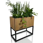 Flexistyle Stojan na květiny Fiorino Loft dub 42x22x40 cm