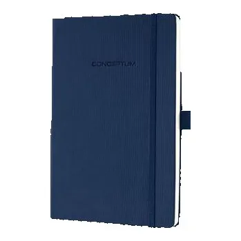 Zápisník Záznamní kniha Conceptum, noční modrá, A5, linkovaný, 194 listů, SIGEL