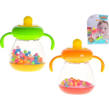 Mikro trading Chrastítko - Lahvička - 8 cm