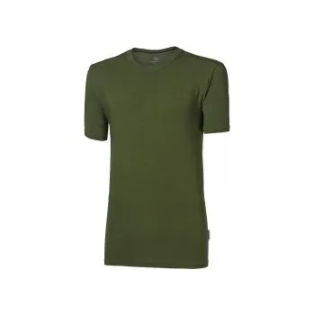 Pánské tričko Progress ORIGINAL pánské BAMBUS-LITE khaki M; Zelená triko