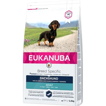 Krmivo pro psa 3x2,5kg Eukanuba Adult Breed Specific Dachshund