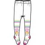 Peppa Pig dívčí punčocháče Prasátko Pepina bílé Velikost: 122/128