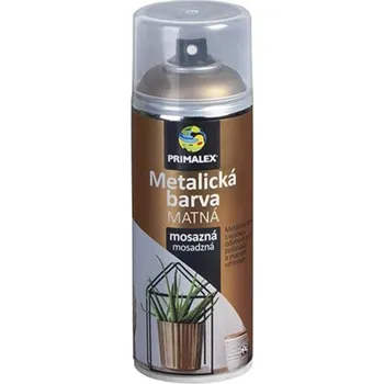 Barva ve spreji Primalex metalická MAT mosazná 400 ml