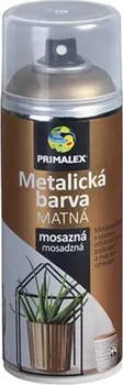 Barva ve spreji Primalex metalická MAT mosazná 400 ml