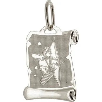 Přívěsek Přívěšek z bílého zlata znamení střelec ZZ0716BF + dárek zdarma