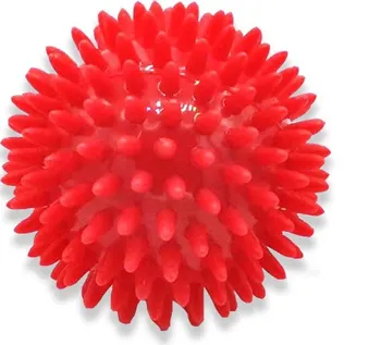 Masážní míček Rehabiq Masážní míček ježek 8 cm červený