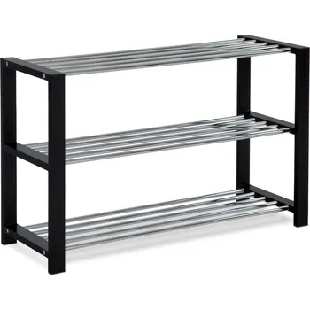 Botník Botník policový černý WALDEMAR