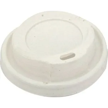 Jednorázové nádobí Víčko zvýšené s otvorem pro Coffe To Go 0,15l - 1 ks