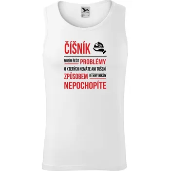 Pánské tílko Pánské tílko Malfini Core Musím řešit problémy - číšník