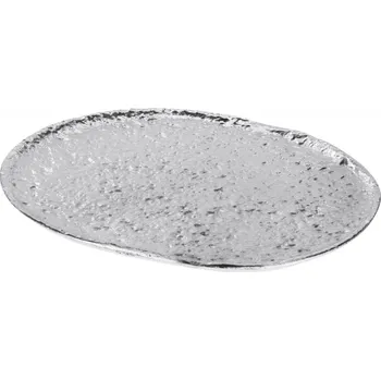 Podtácek Stříbrný tác s reliéfem 29x26x1,5 cm (132878 041 A98022180 tác stříbrný)
