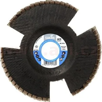 Brusný kotouč Lamelový kotouč šikmý 125 mm (pro Inox/ocel, ocel) hrubost P80, LUKAS (Německo), SH K0072