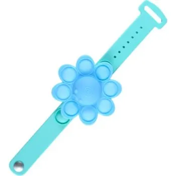 Hra na zahradu Čína Pop It náramek s LED spinnerem Varianta: modrá chobotnice