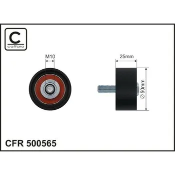 Vratná/vodicí kladka, klínový žebrový řemen CAFFARO 500565