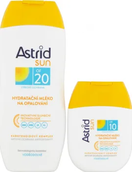 Přípravek na opalování Astrid Sun Hydratační mléko na opalování OF20 200 ml + OF10 80 ml