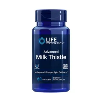 Life Extension Advanced Milk Thistle Doplněk stravy s extraktem z ostropestřce mariánského 60 ks, gelové tablety