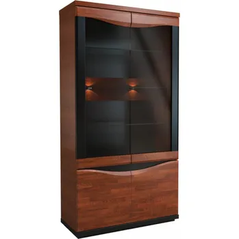 Vinotéka Dvojitá vitrína Vega s osvětlením