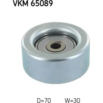 Vratná/vodicí kladka, klínový žebrový řemen SKF VKM 65089